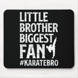 Little Brother Grootste Fan Karate Broer Trots Kar Muismat