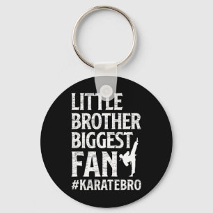 Little Brother Grootste Fan Karate Broer Trots Kar Sleutelhanger