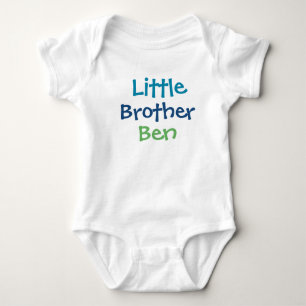 Little Brother Kleurrijk Monogram Jongens Baby Romper