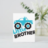 Little Brother Monster Truck Briefkaart (Staand voorkant)
