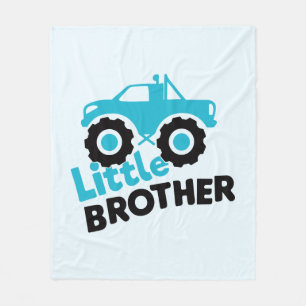 Little Brother Monster Truck Fleece Deken