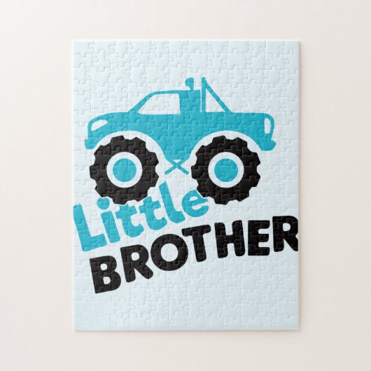 Little Brother Monster Truck Legpuzzel (Verticaal)