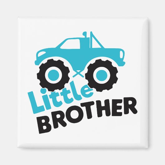 Little Brother Monster Truck Magneet (Voorkant)