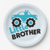 Little Brother Monster Truck Papieren Bordje (Voorkant)