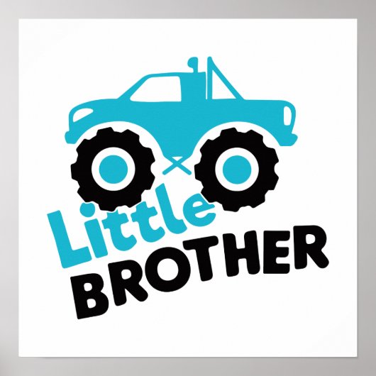 Little Brother Monster Truck Poster (Voorkant)