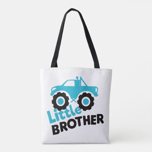 Little Brother Monster Truck Tote Bag (Achterkant)