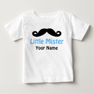 Little Brother Mustache gepersonaliseerd T-shirt