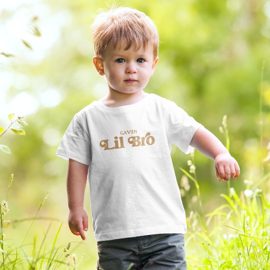 Little Brother Personalized Pregnancy onthult Boy Kinder Shirts