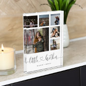 Little Brother Script Brother Gift Photo Collage Fotoblokken