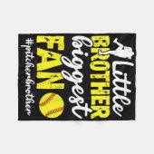 Little Brother Softll Pitcher Brother Softll Pitch Fleece Deken (Voorkant (Horizontaal))