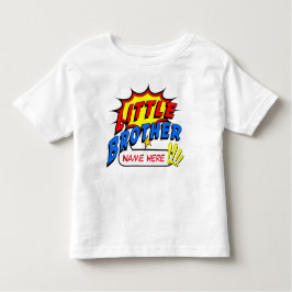 Little Brother Superhero Custom Kinder Shirts