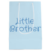 Little Brother Typografie Moderne tekst Medium Cadeauzakje (Achterkant)