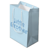 Little Brother Typografie Moderne tekst Medium Cadeauzakje (Achterkant Gekanteld)