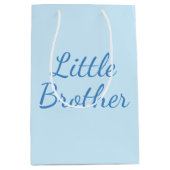 Little Brother Typografie Moderne tekst Medium Cadeauzakje (Voorkant)