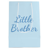 Little Brother Typografie Moderne tekst Medium Cadeauzakje (Achterkant)