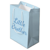 Little Brother Typografie Moderne tekst Medium Cadeauzakje (Achterkant Gekanteld)