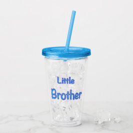 Little Brother Typography Acryl Drinkbeker