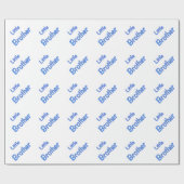 Little Brother Typography Cadeaupapier (Vlak)