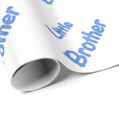 Little Brother Typography Cadeaupapier (Rol Hoek)