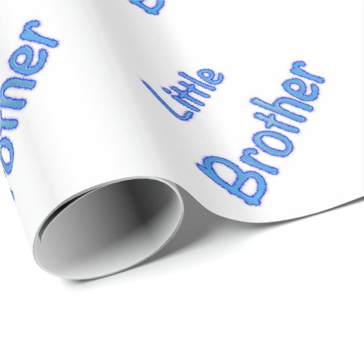 Little Brother Typography Cadeaupapier (Rol Hoek)