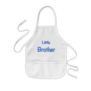 Little Brother Typography Kinder Schort