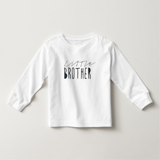 Little Brother Typography Kinder Shirts (Voorkant)