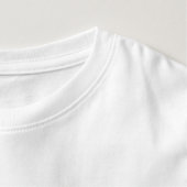 Little Brother Typography Kinder Shirts (Detail - nek (in wit))