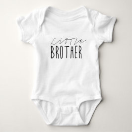 Little Brother Typography Romper
