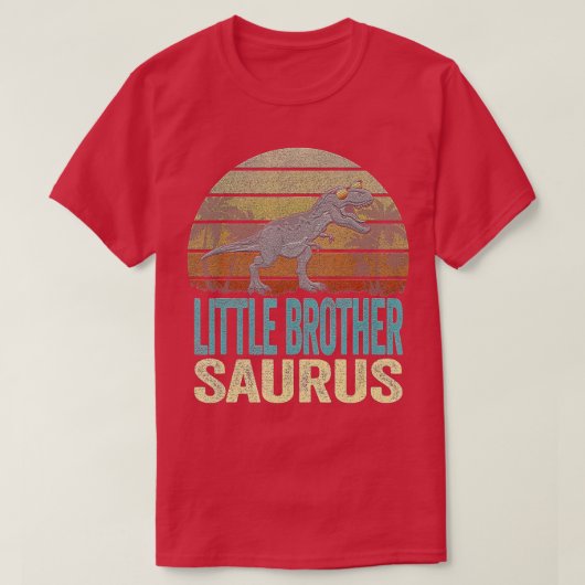 Little Brothersaurus Rex Dinosaur Little Brother T-shirt (Design voorkant)