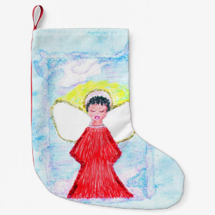 "Little Brown Angel" Kleine Kerstsok