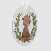Little Brown Beer Wreater Grandchild Ornament (voorkant)