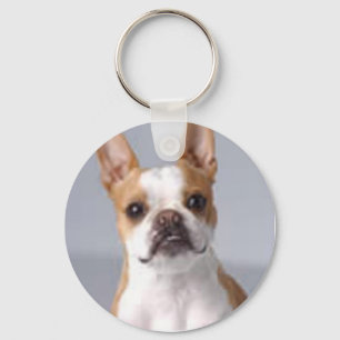 Little Brown Boston Terrier Sleutelhanger