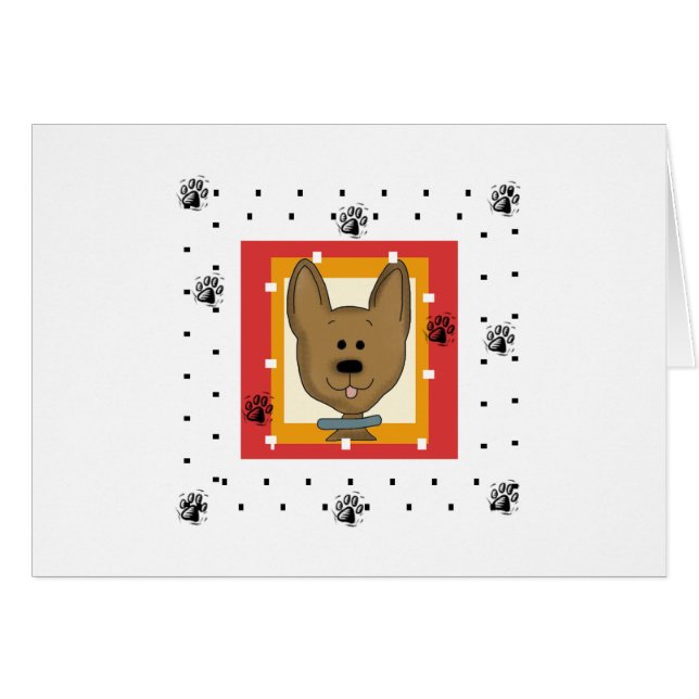 Little Brown Doggie Tshirts en Geschenken (Voorkant Horizontaal)