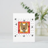 Little Brown Doggie Tshirts en Geschenken Briefkaart (Staand voorkant)