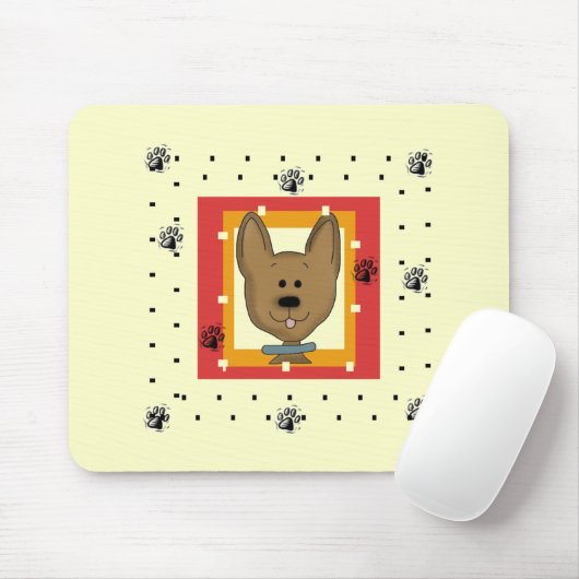 Little Brown Doggie Tshirts en Geschenken Muismat (Met muis)