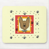 Little Brown Doggie Tshirts en Geschenken Muismat (Voorkant)