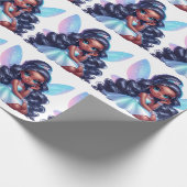 Little Brown Fairy Wrapping Paper Cadeaupapier (Hoek)