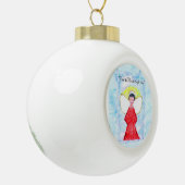 "Little Brown Glitter Angel"-engelengel ornament (Links)