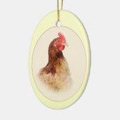 Little Brown Hen Ornament (Links)