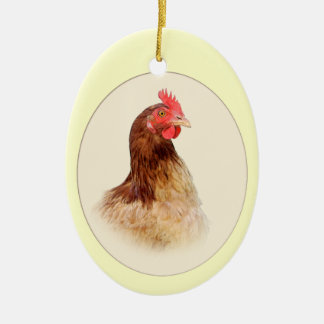 Little Brown Hen Ornament