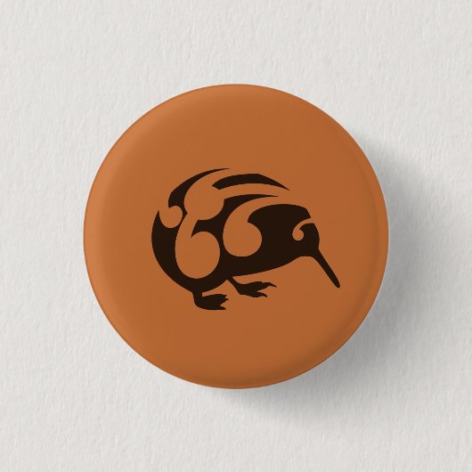 Little Brown KIWI-badge Ronde Button 3,2 Cm (Voorkant)