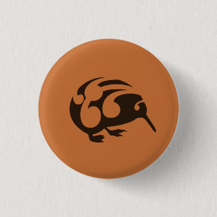Little Brown KIWI badge Ronde Button 3,2 Cm