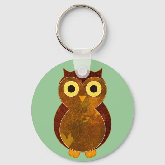 Little Brown Owl Sleutelhanger (Voorkant)