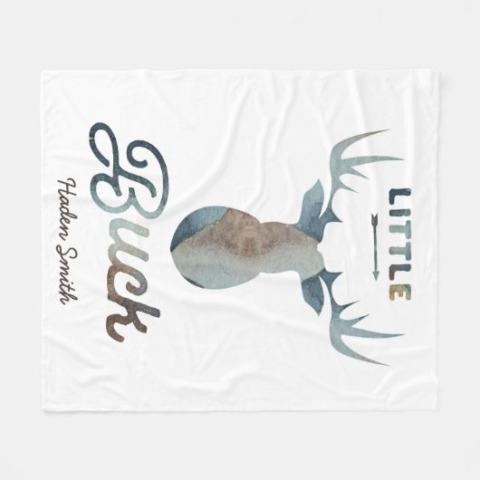 Little Buck Fleece Blanket (Voorkant (Horizontaal))