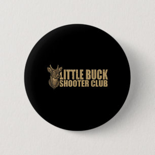 Little Buck Shooter Club Hertenjacht Boogschutter Ronde Button 5,7 Cm