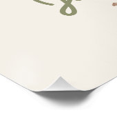  Little Buckaroo 1e Verjaardag Welkomstbord Perfect Poster (Hoek)