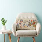 Little Buckaroo Cowboy Naam van jongen toevoegen 2 Kussen (Stoel)