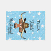 Little Buckaroo Fleece Blanket Deken (Voorkant (Horizontaal))