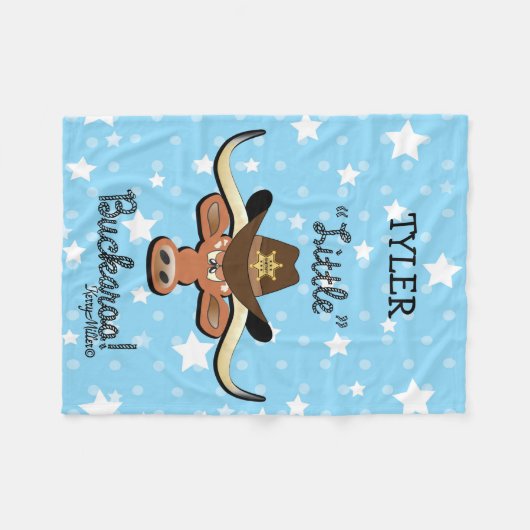 Little Buckaroo Fleece Blanket Deken (Voorkant (Horizontaal))
