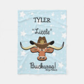 Little Buckaroo Fleece Deken (Voorkant)